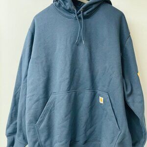 Carhartt Rain Defender Loose Fit Heavyweight Hoodie in New Navy, Size 3XL- NEW